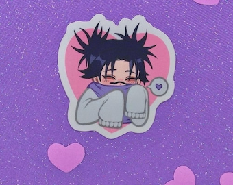 Cozy Chibi Choso Sticker — 2” Soft Touch Lamination