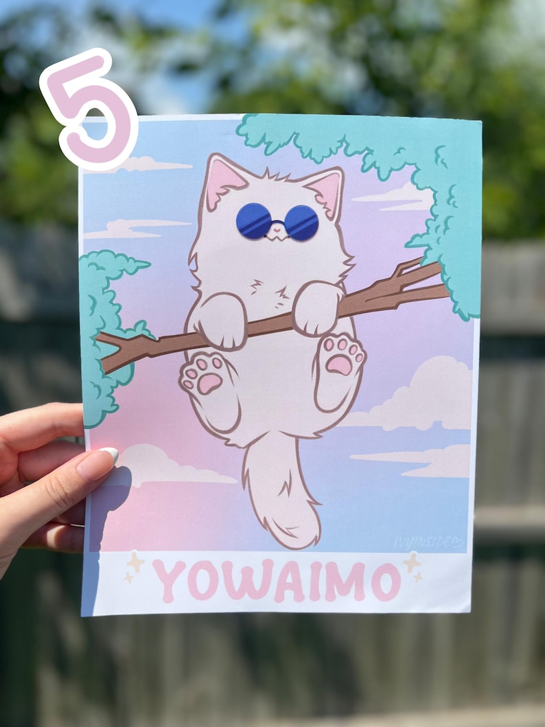 Stampa artistica di Ivy - Satosugu Gojo Geto JJK Jujutsu Kaisen - Trigun Vash - Fanart della benedizione ufficiale del Paradiso TGCF di Hualian Hua Cheng Xie Lian immagine 6