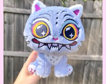 AUF LAGER - 8 ”Derpy Tiger Plüsch - Kpop Dämonenjäger inspiriert Fan Plüsch