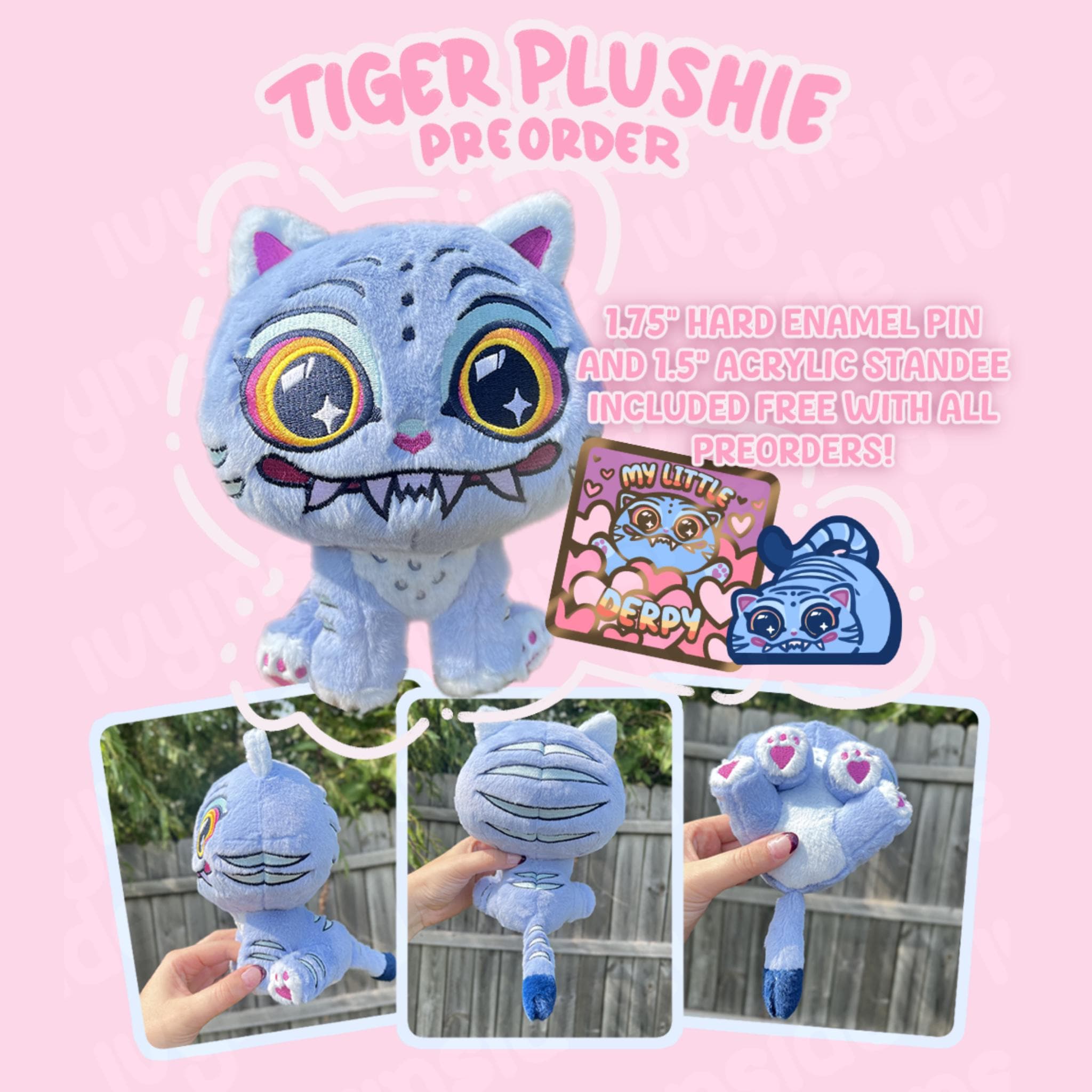 ラウンド2予約販売 - 8インチ ダーピータイガーぬいぐるみ - K-POP