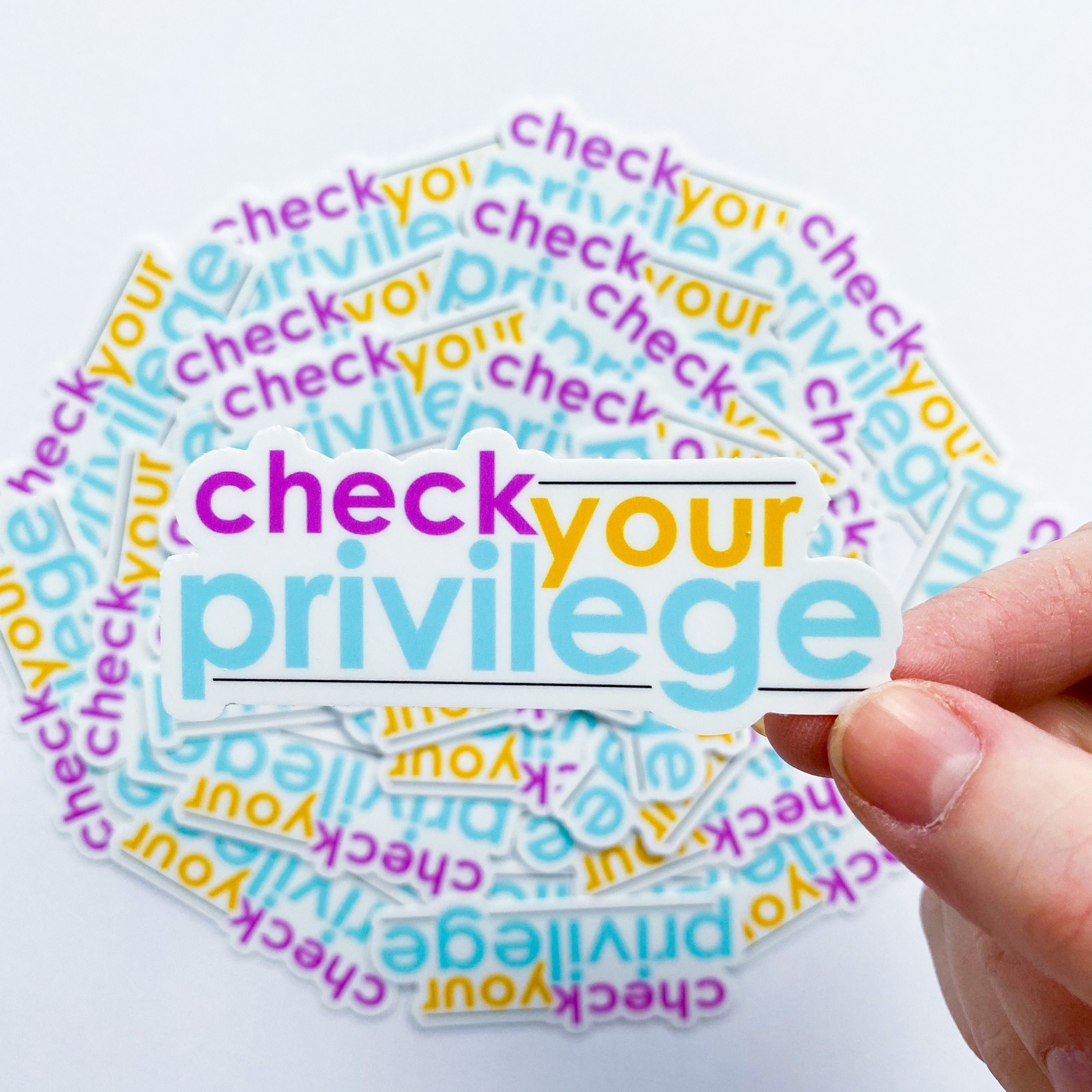 Check Your Privilege Sticker | Etsy