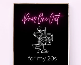 20代に乾杯！パーティープリント（デジタルダウンロード）