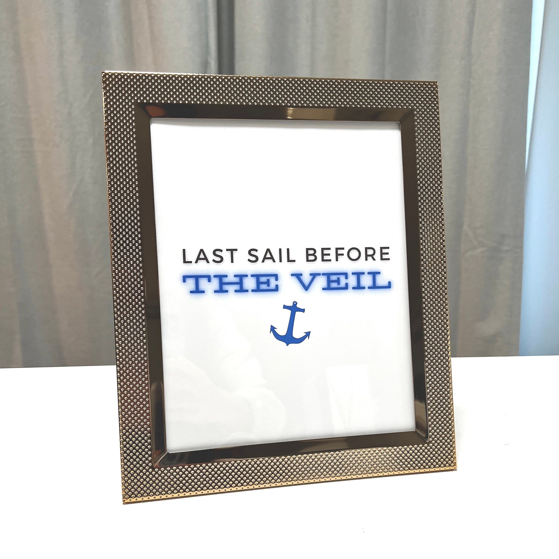 Last Sail Before the Veil Sign Nautical Ship Theme - Etsy