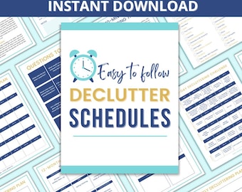 Planer porządkowania | Lista kontrolna organizacji domu (do druku w formacie PDF)