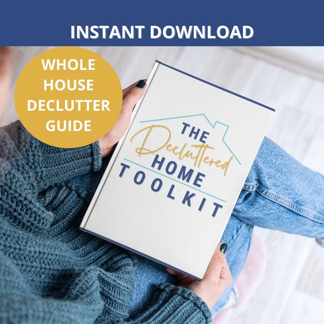 Home Declutter Planner With Printable Decluttering Checklists ...