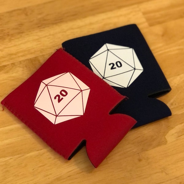 D20 Can Coolers