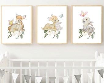 bambi nursery theme