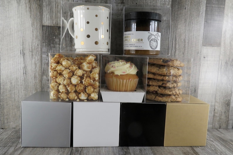 Shower Favor Cupcake Box Custom Favors Party Favor Personalized Favor Box Botanical Greenery Wedding Favor Box SG BX