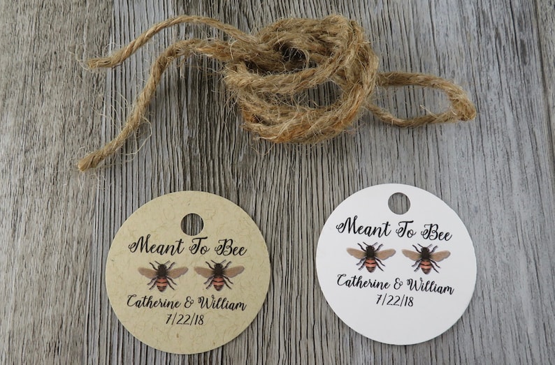Shower Favor Party Favors Personalized Favor Tags And Jute Twine TGO Wedding Favor Tags Favor Hang Tags BH Personalized Tags