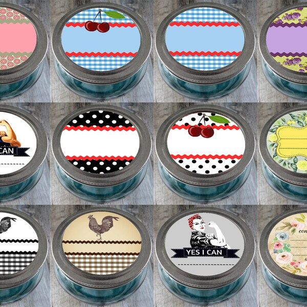 Mason Jar Labels Etsy