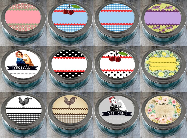 Write on Canning Labels Canning Stickers Mason Jar Etsy