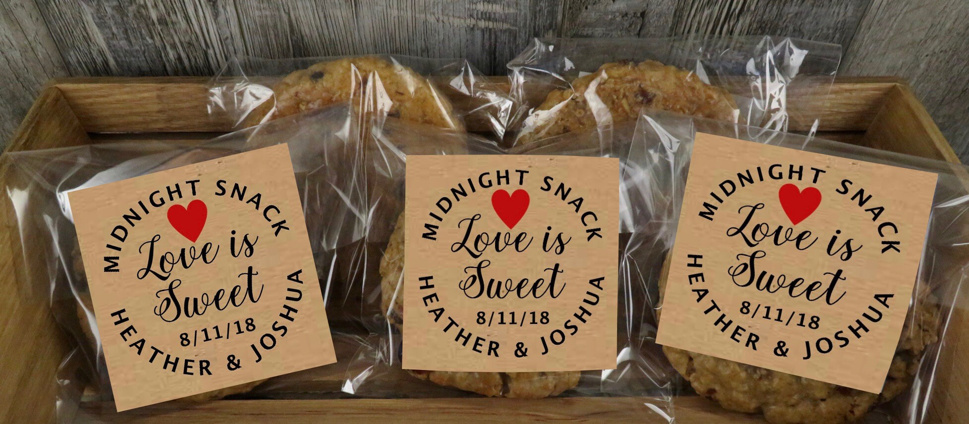 Personalized Cookie Bags 24 Custom Favor Bags Midnight Etsy Nederland