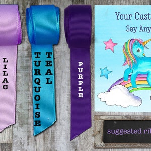 Personalized Favor Box Personalized Cupcake Box Rainbow Unicorn Party Favor Shower Favor Birthday Personalized Favor BX RU image 5