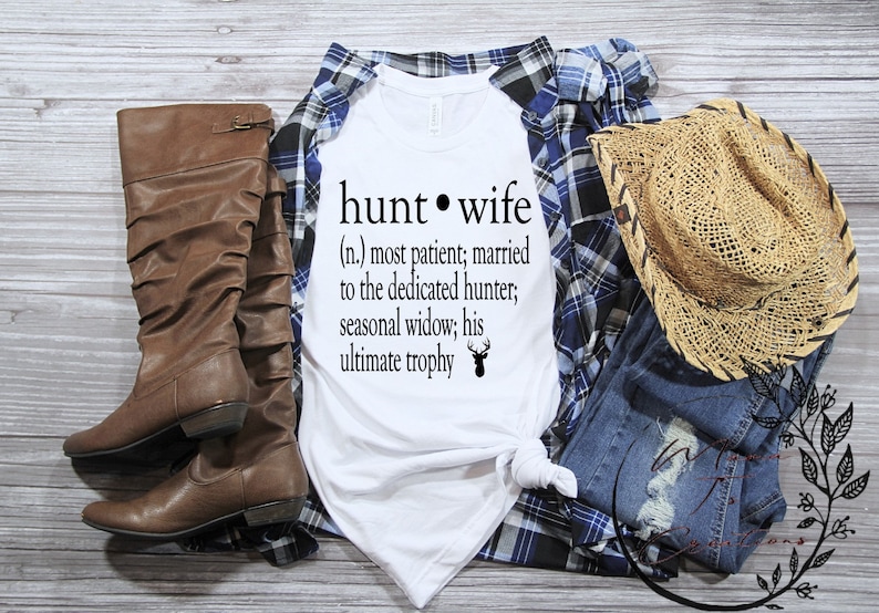 Hunt Wife Digital File, Hunter's Wife Definition INSTANT DOWNLOAD