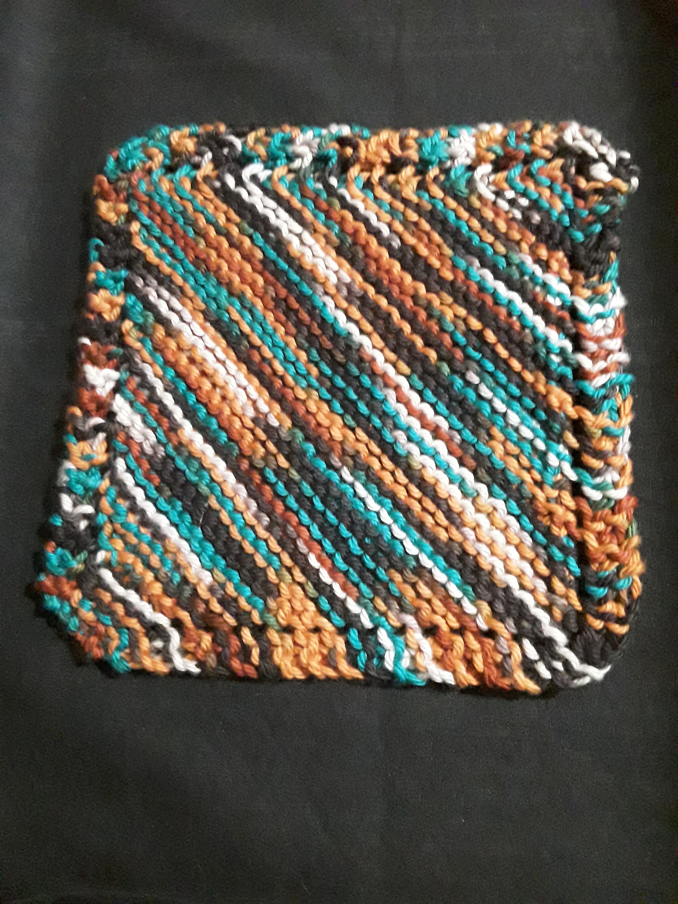 Hand Knit Dishcloths 100 Cotton Dish Cloth Etsy UK