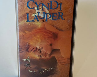 Vintage Cyndi Lauper “True Colors’” Cassette Tape (Portrait Records) 1986