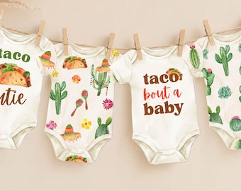 Taco 'Bout a Baby Banner Baby Shower Decor | Fiesta Baby Shower Garland Printable | Taco Baby Gender Neutral Baby Shower Bunting