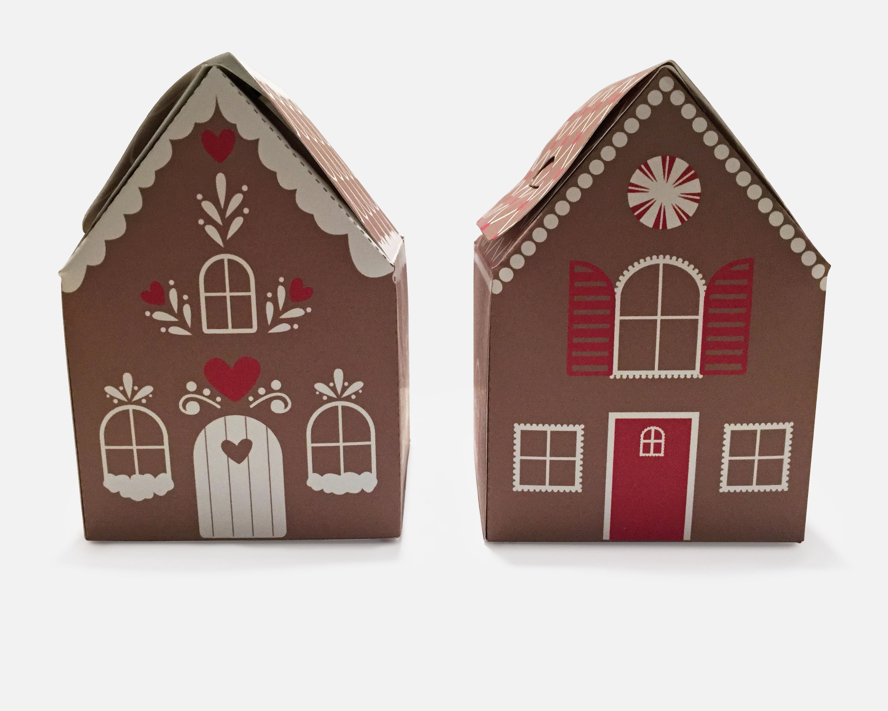 Gingerbread House Gift Boxes Printable PDF Instant Etsy