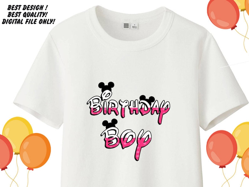 Minnie Iron on Transfer Shirt Minnie Printable Minnie Boy Birthday Shirt Minnie Iron on Transfer