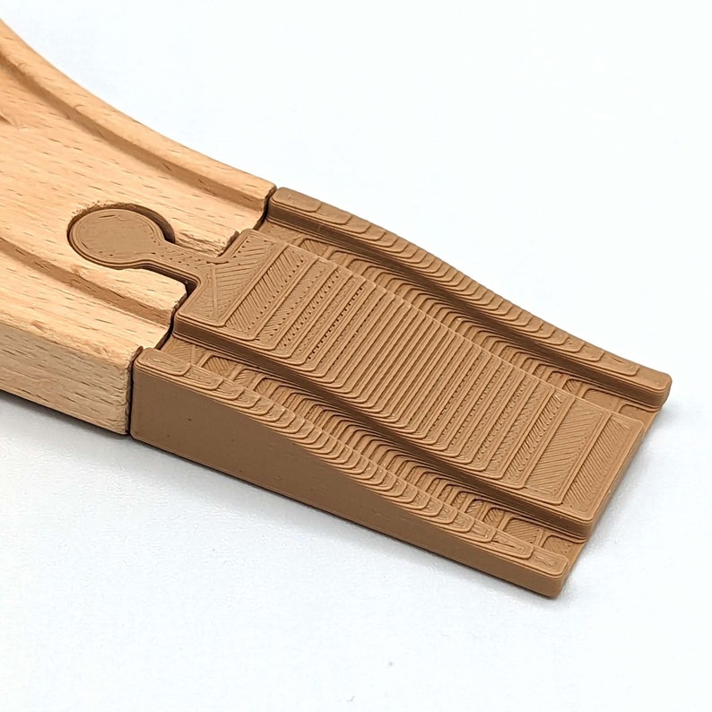 Ramps for Wooden Train Tracks, Compatible With Brio, Hape and Others