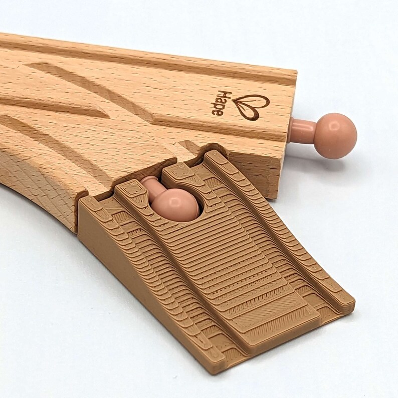 Ramps for Wooden Train Tracks, Compatible With Brio, Hape and Others