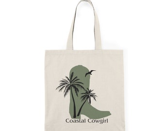 Coastal Cowgirl Einkaufstasche Strandtasche Western-Stil Strandtasche Sommerreisen