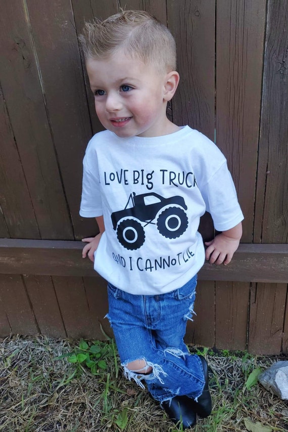 Monster Truck Shirt I Love Big Trucks 