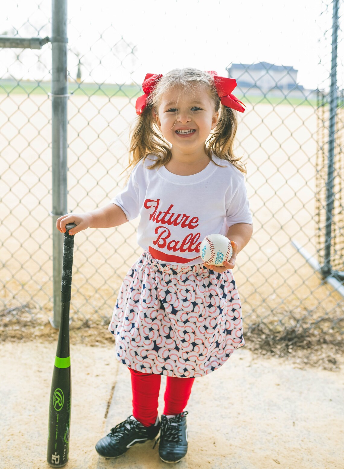 Baseball Skirt Little Girl Skirt Softball Skirt for Kids Etsy