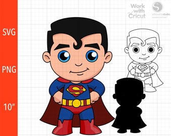 Superman Chibi Etsy Superman Chibi Etsy