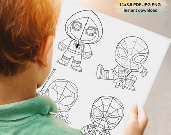 650 Collections Cute Spiderman Coloring Pages  Best Free