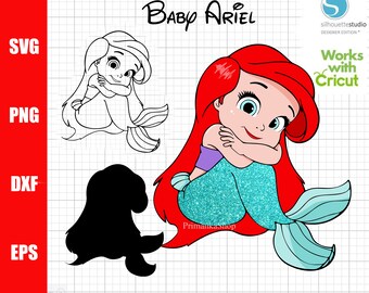 Download Baby Ariel Etsy