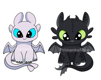 Svg Toothless Light Fury For Cricut Night Fury Svg Layered Etsy