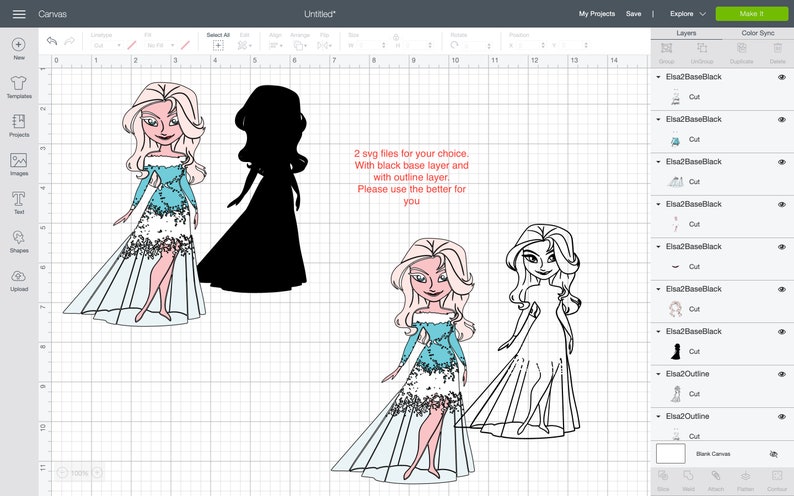 Download Elsa 2 looks SVG Frozen 2 svg layered Elsa svg files for ...