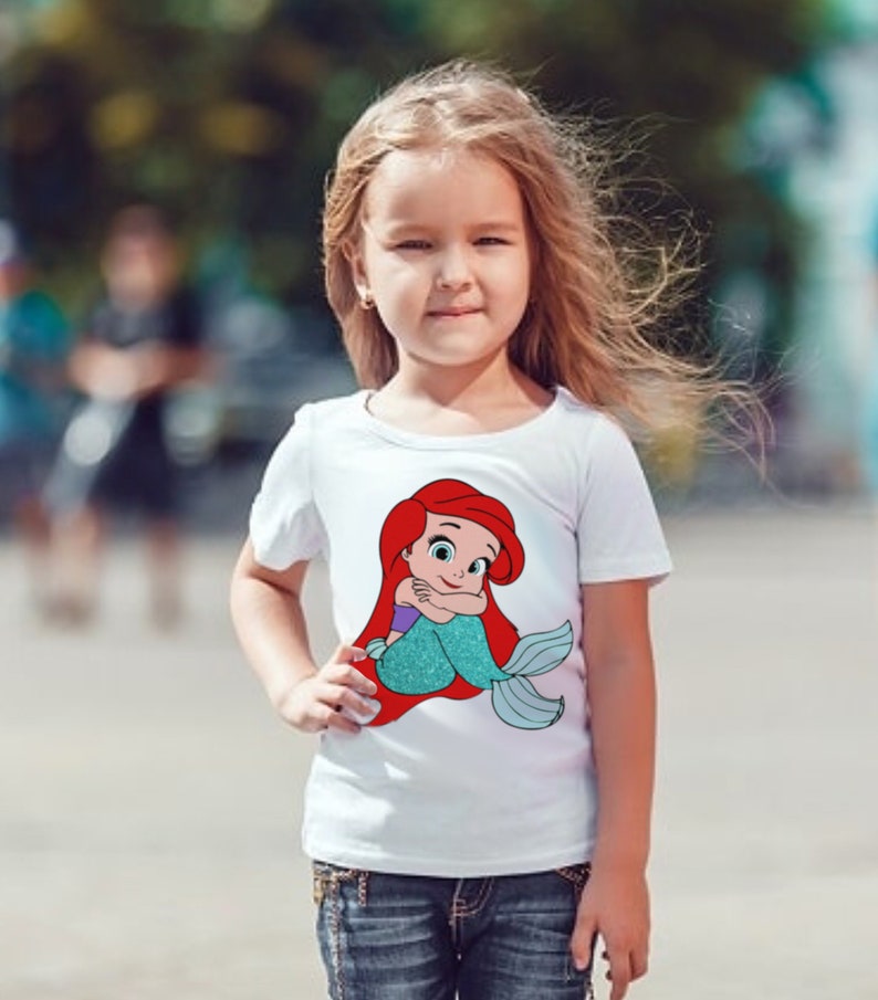 Download Baby Mermaid Ariel Svg cut file Disney Princess svg Little ...