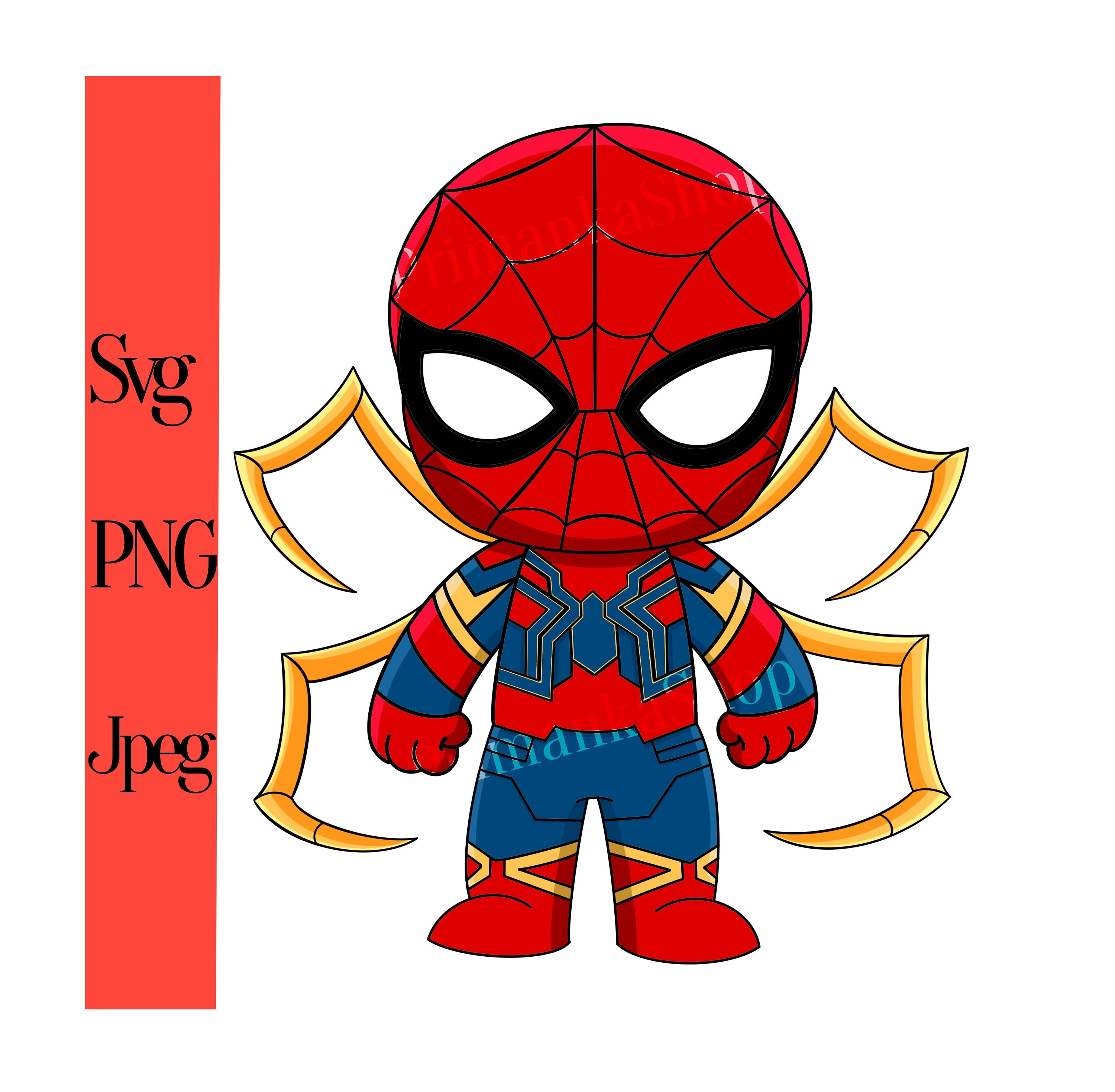 Download Svg Marvel Iron Spider Svg Layered Marvel Svg Spidey Etsy