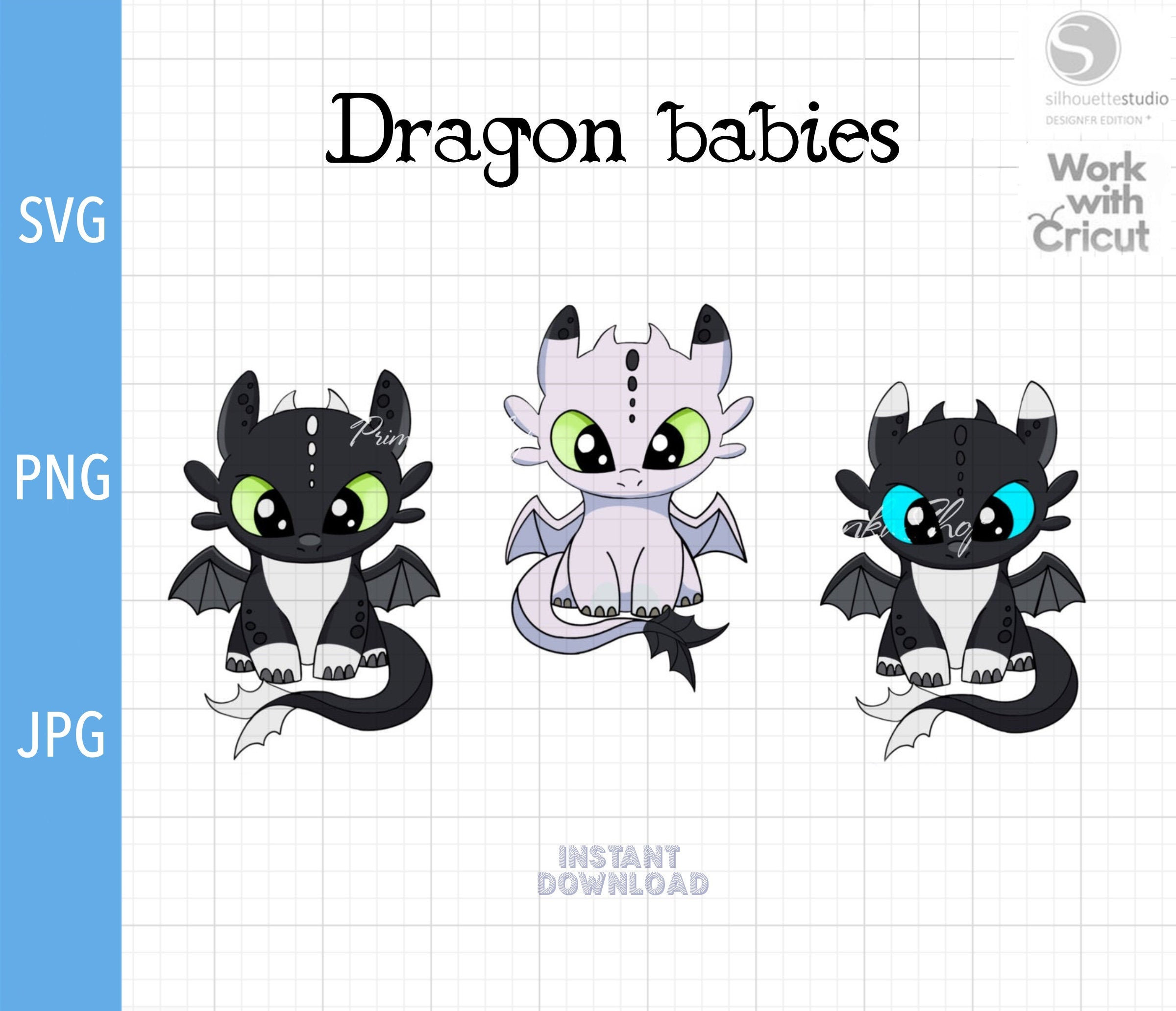 Download Svg Httyd Night Lights Fury Svg Dragon Babies Svg How To Etsy