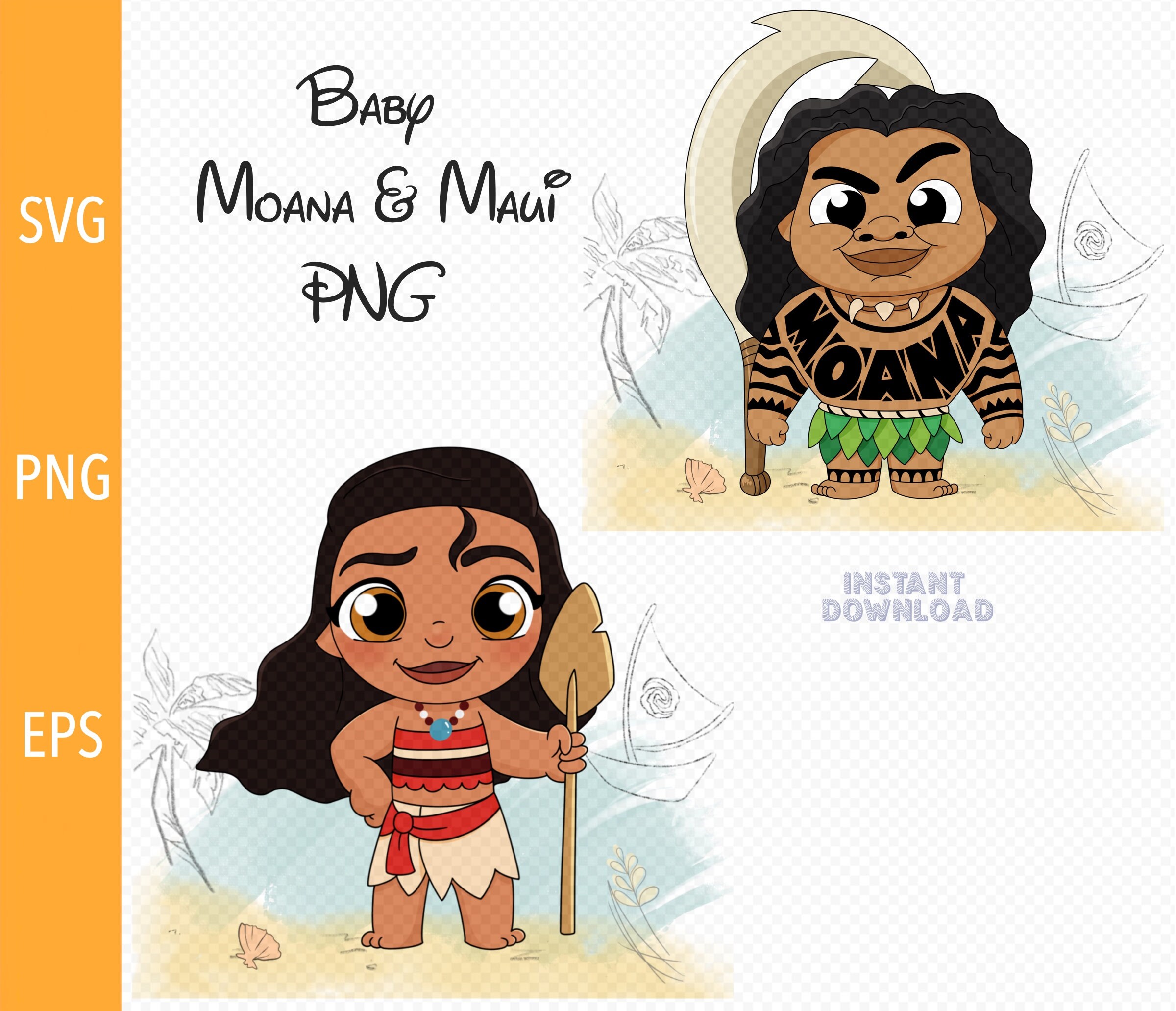Free Free 282 Baby Moana Svg SVG PNG EPS DXF File