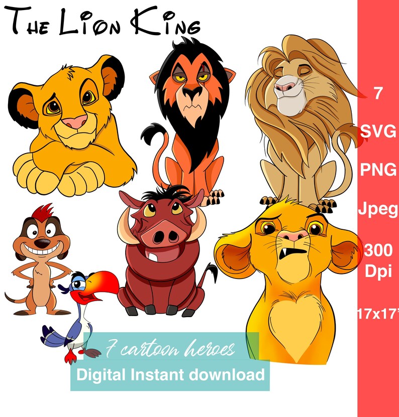 Free Free 175 Lion King Svg Clipart SVG PNG EPS DXF File