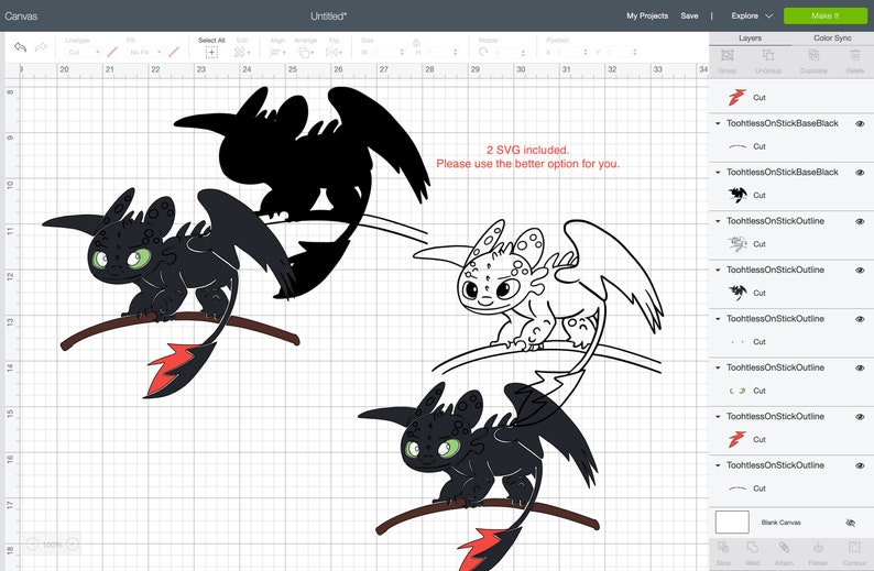 Svg layered How to train dragon svg Toothless svg baby | Etsy