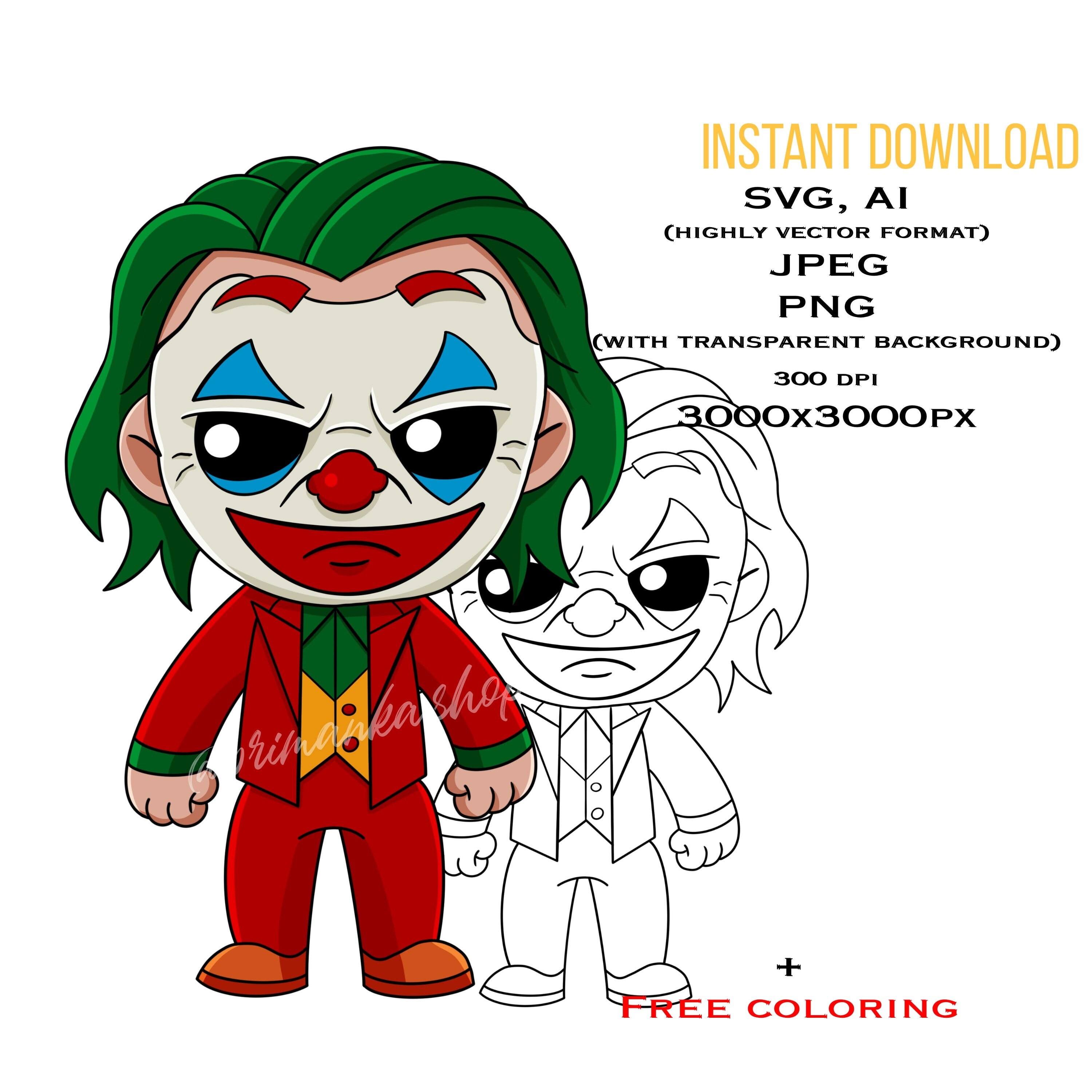 Baby New Joker Svg Layered The Joker Movie Poster Print Etsy
