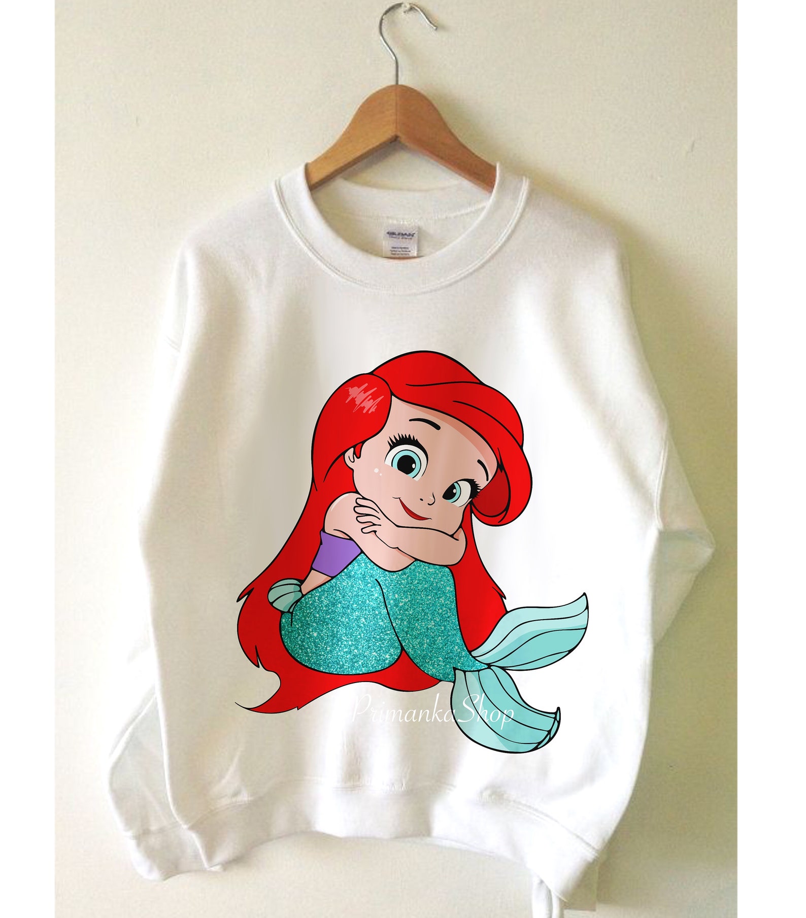 Download Baby Mermaid Ariel Svg cut file Disney Princess svg Little ...