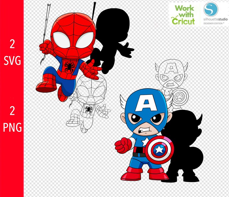 Download Svg Captain America Spiderman Svg For Cricut Avengers Etsy