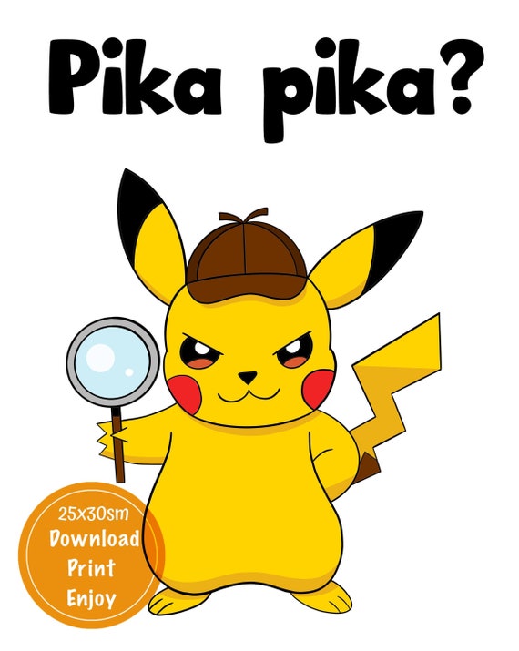 Featured image of post Cute Detective Pikachu Coloring Pages There are many benefits of coloring for children for example