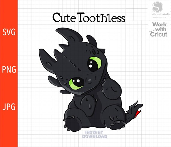 Download Svg Cute Toothless How To Train Your Dragon Art Baby Dragon Etsy