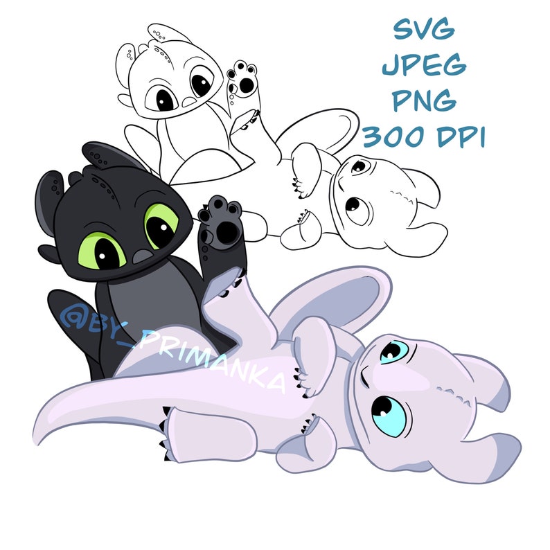SVG baby dragons How to train your dragon svg Httyd | Etsy