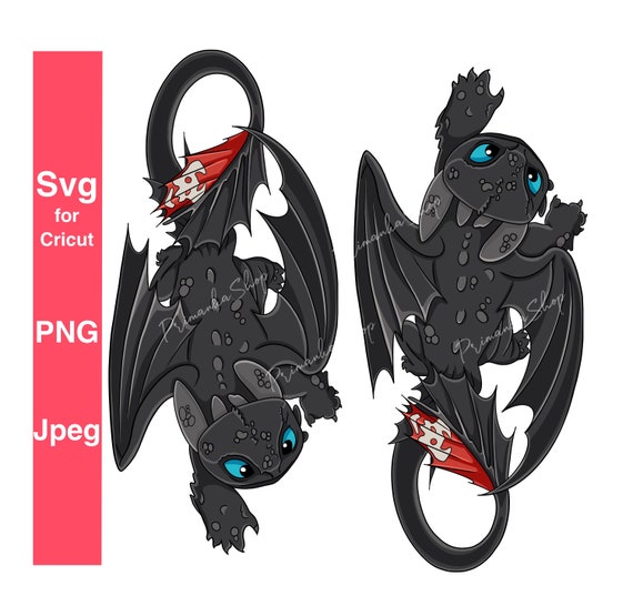 Download Toothless svg layered How to train dragon svg Night light ...