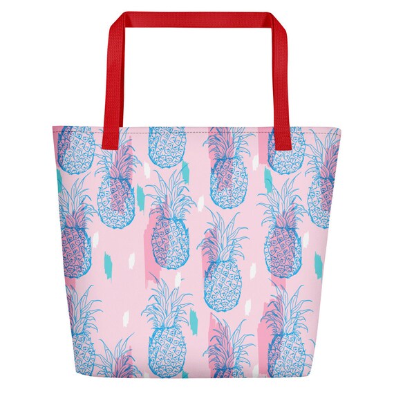 pineapple beach bag