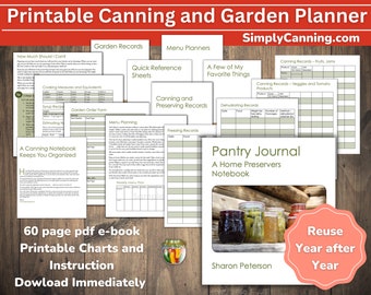 Pantry Journal: Konserven & Garten Planer (Digitaler Download)
