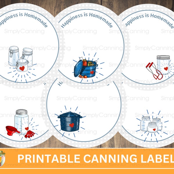 Canning Jar Labels - Etsy