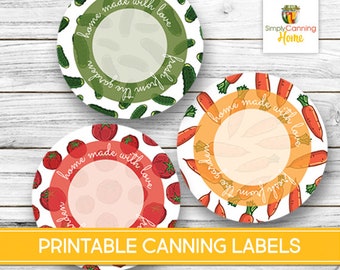 Canning Jar Labels - Etsy